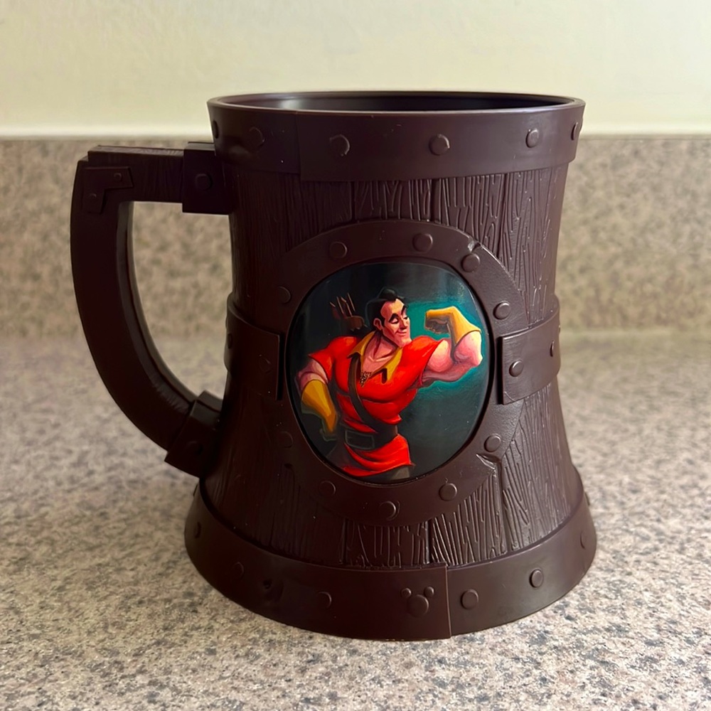Disney parks Beauty and the Best Gaston’s tavern souvenir stein cup